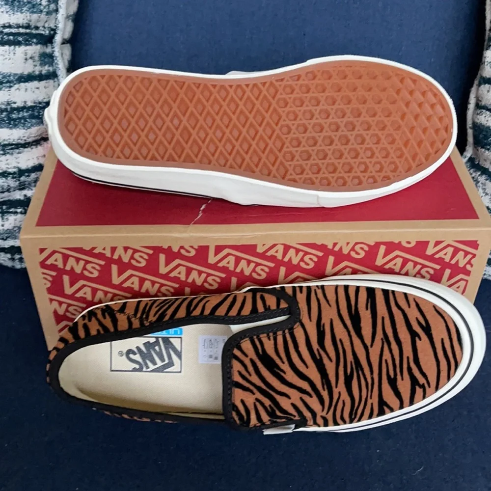 Vans Slip-On Sf Animal Stripes Black Marshmallow WMNS - Picture 4 of 16